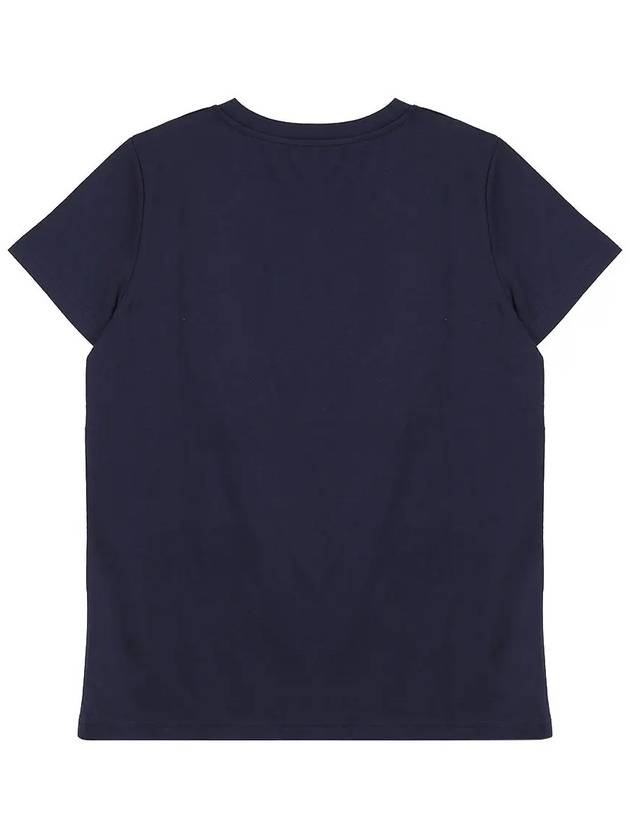 Item Logo Crew Neck Short Sleeve T-Shirt Navy - A.P.C. - BALAAN 3