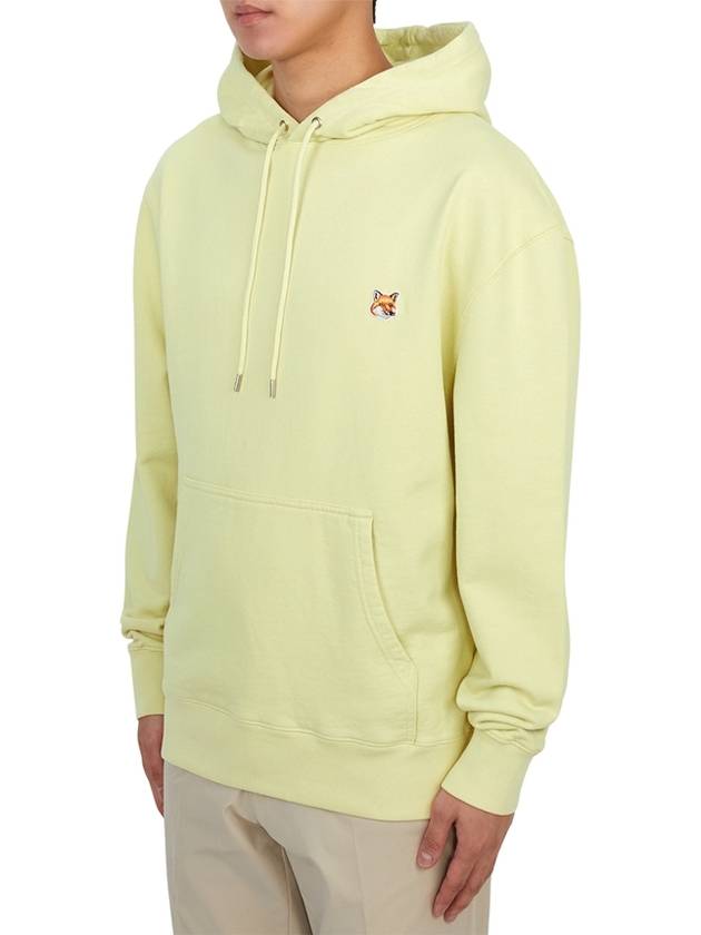 Fox Head Patch Regular Hoodie Chalk Yellow - MAISON KITSUNE - BALAAN 3