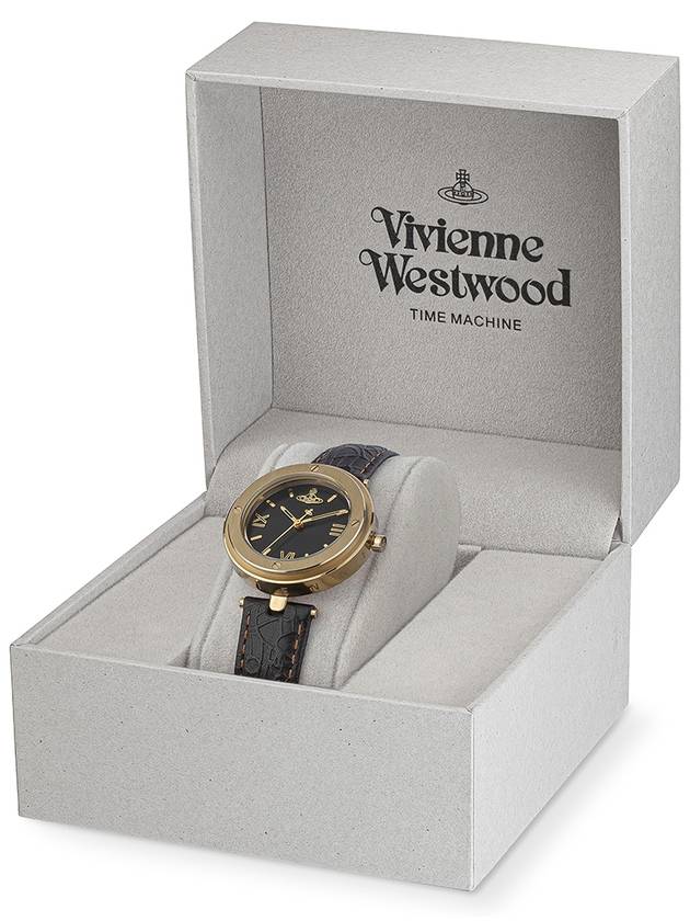 Women's Whitehall 34MM Leather Watch Black - VIVIENNE WESTWOOD - BALAAN 3