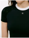 24C Logo Top Short Sleeve TShirt P76414 - CHANEL - BALAAN 8