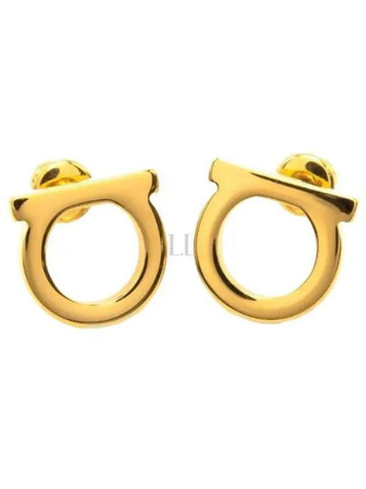 Gancini Earrings Gold - SALVATORE FERRAGAMO - BALAAN 2