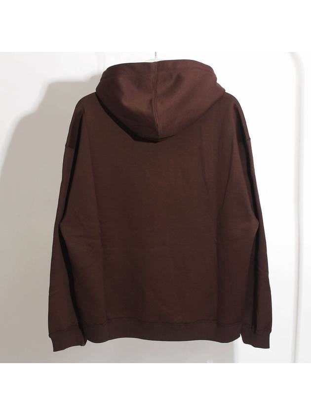 Cotton Logo Hoodie Brown - VALENTINO - BALAAN 3