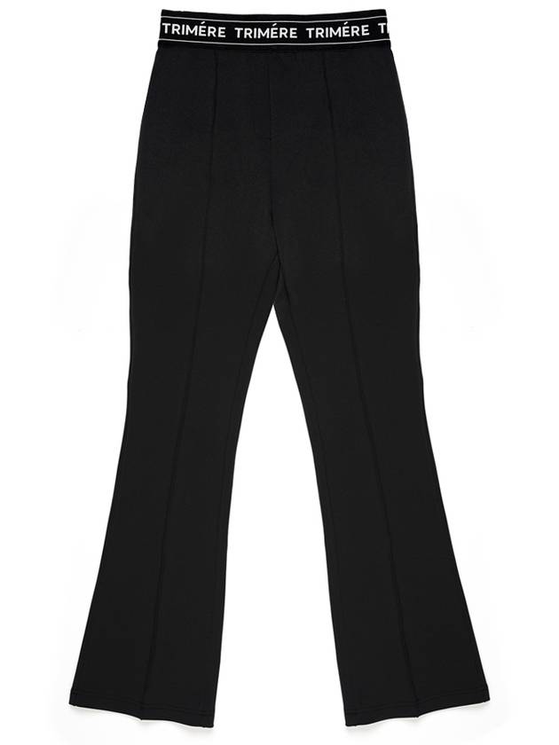 Banded spandex flared pants WOMAN BLACK TMFPT20209 - TRIMERE - BALAAN 2