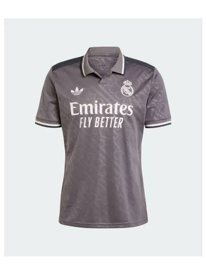 Real Madrid 24/25 Third Jersey Short Sleeve T-Shirt Charcoal - ADIDAS - BALAAN 2