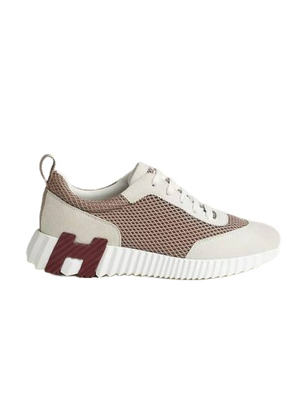 Bouncing Low Top Sneakers White Beige - HERMES - BALAAN 1