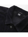 Corduroy Button Utility Shirt Jacket Black - CP COMPANY - BALAAN 5