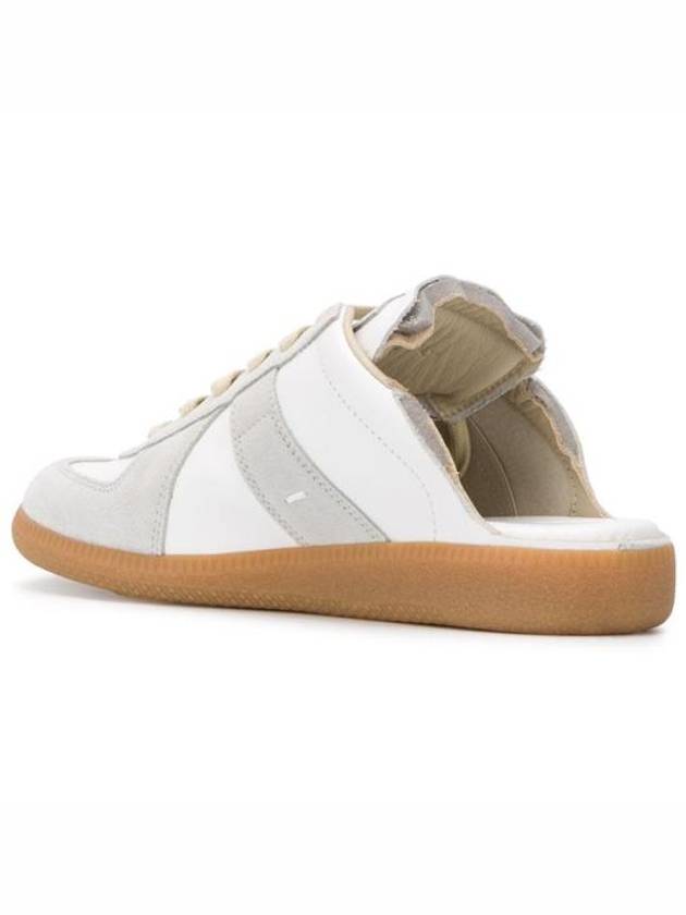 Women's Replica Cut Out Mule Low Top Sneakers White - MAISON MARGIELA - BALAAN 5