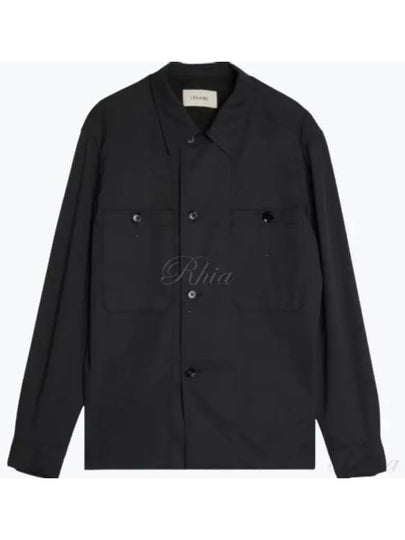 Soft Military Long Sleeve Shirt Black - LEMAIRE - BALAAN 2