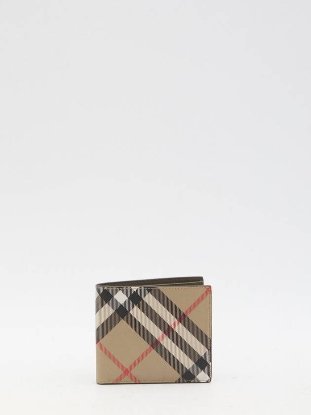 Check Half Wallet Beige - BURBERRY - BALAAN 2