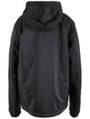 Triangular logo reversible lightweight hooded jacket black men s SGB224 106O F002L - PRADA - BALAAN 4