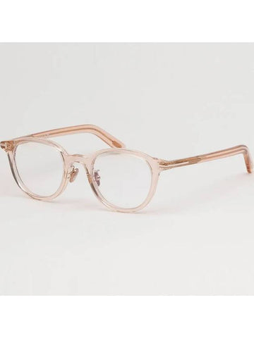 Blue light blocking glasses frame TF5857DB 072 Transparent horn rim Asian fit - TOM FORD - BALAAN 1