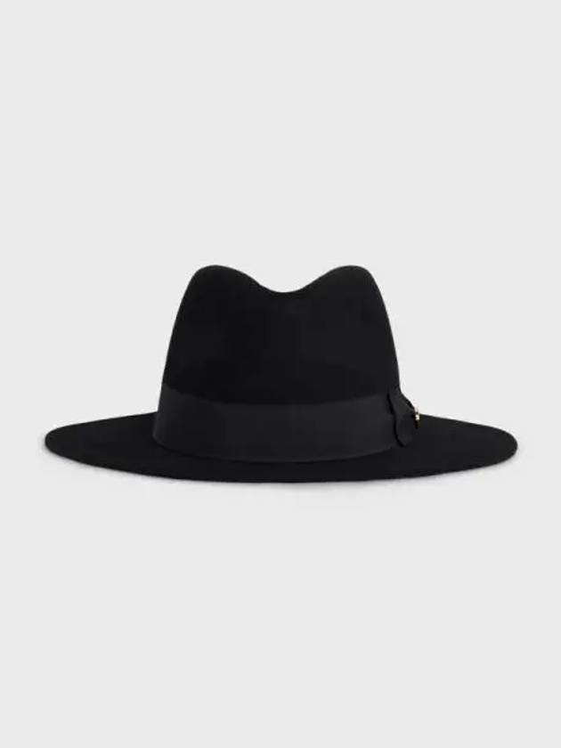 Felt Fedora Black - CELINE - BALAAN 2