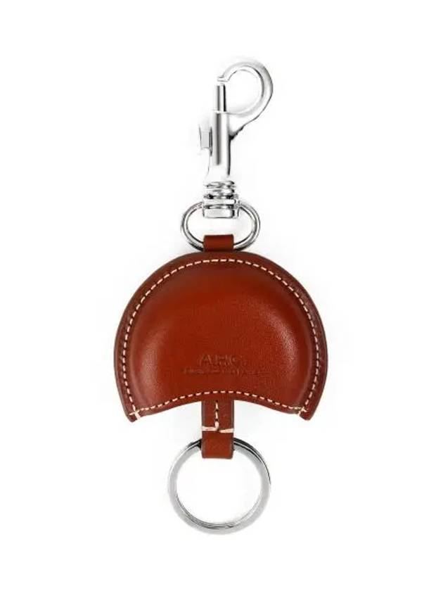 Amber Leather Key Holder Brown - A.P.C. - BALAAN 3