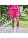 WOMEN RECYCLE SWEAT SHORTS PINK - THE GREEN LAB - BALAAN 6