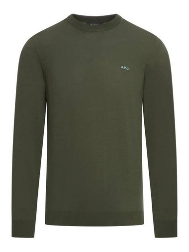 Mayeul Crewneck Sweatshirt Green - A.P.C. - BALAAN 1