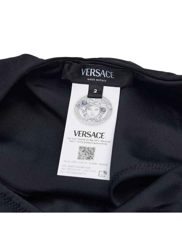 Cut Out One Piece Swimsuit Black - VERSACE - BALAAN 7