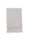 Pirni Embroidery Logo Alpaca Muffler Light Grey - ISABEL MARANT - BALAAN 2