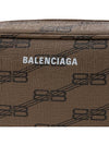 BB Monogram Coated Canvas Signature Small Camera Cross Bag Beige Brown - BALENCIAGA - BALAAN 8