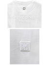 Luminous Back Logo Short Sleeve T-Shirt White - WOOYOUNGMI - BALAAN 6