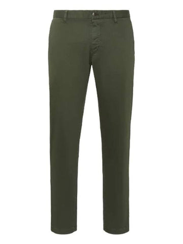 Hexagon Patch Slim Fit Chino Straight Pants Military - PHILIPP PLEIN - BALAAN 1