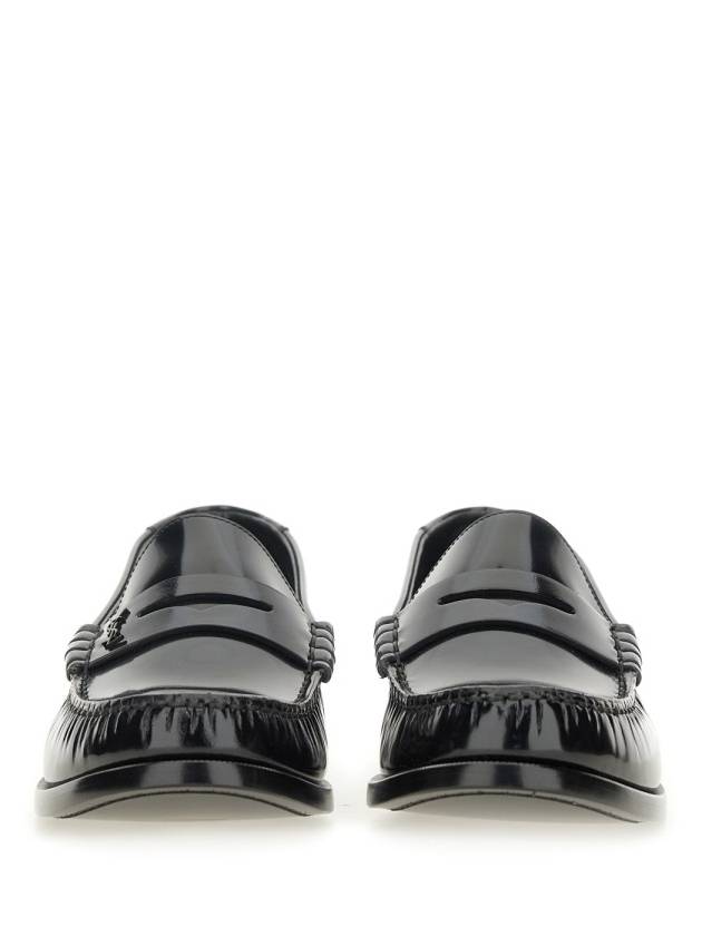 Le Leather Loafer Black - SAINT LAURENT - BALAAN 5