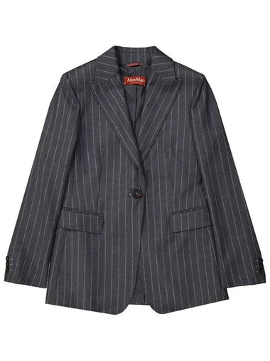 22FW RAGIONE Striped Wool Blazer 60460323 001 - MAX MARA - BALAAN 1