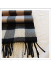 Check Cashmere Scarf Ash Rose - BURBERRY - BALAAN 4