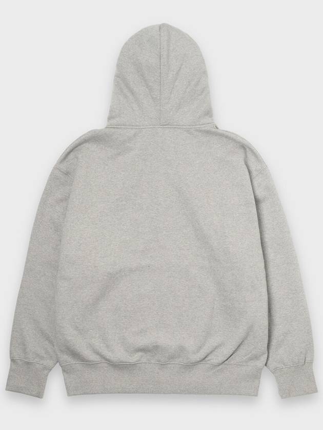 LOGO ZIP HOODIE GRAY - STOCKHOLM SYNDROME - BALAAN 2