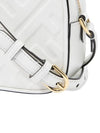 Pandy FF motif white leather cross bag - FENDI - BALAAN 7