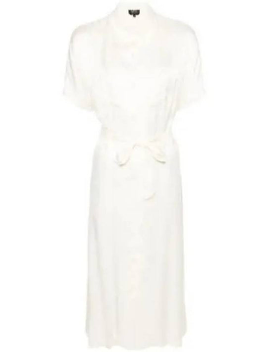 New Drew Midi Dress Cream White - A.P.C. - BALAAN 2