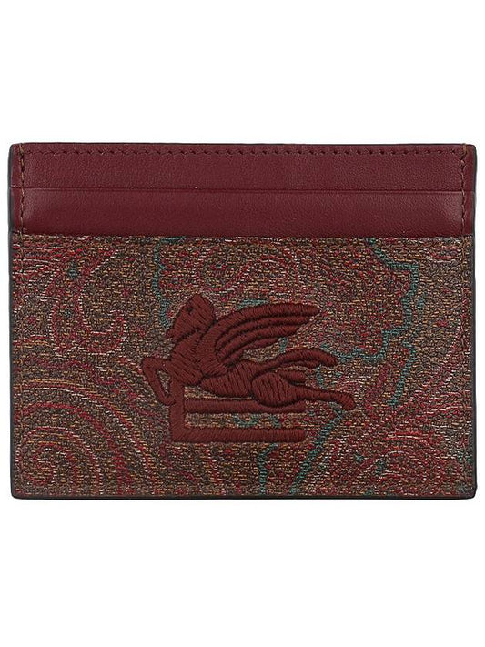 Tesuto Paisley Card Wallet Brown - ETRO - BALAAN 2