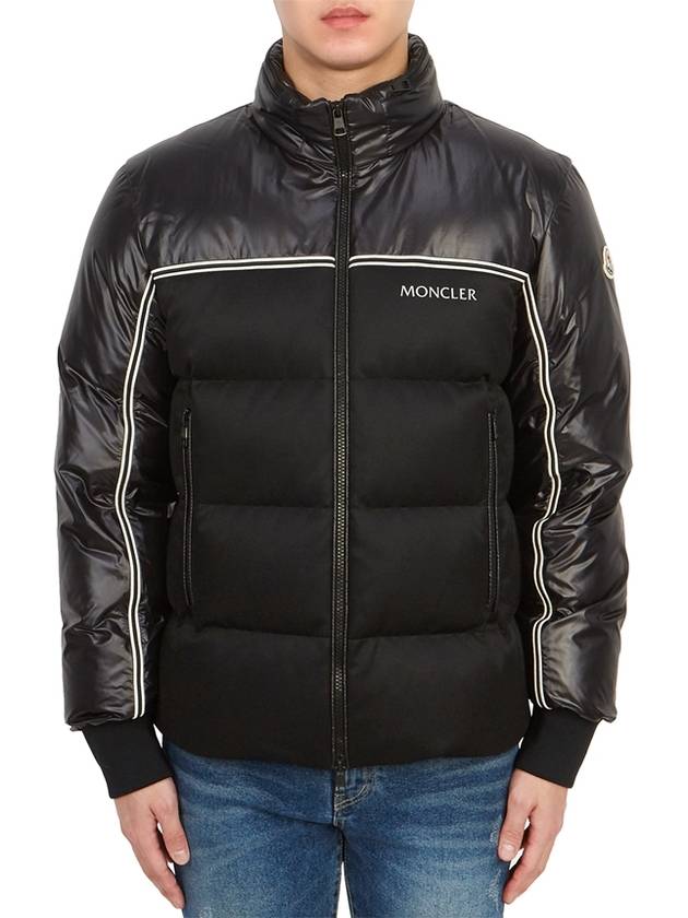 High Neck Goose Down Zip-Up Jacket Black - MONCLER - BALAAN 2