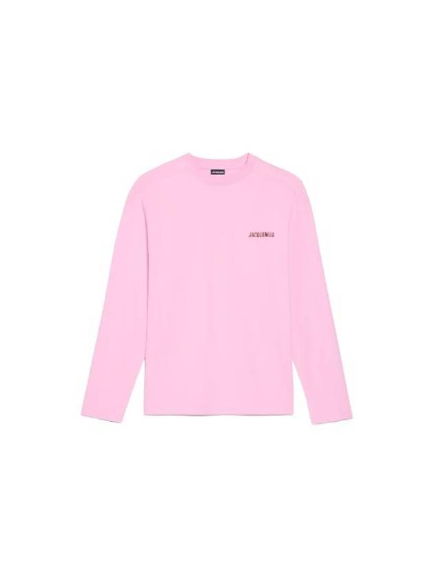 Le Pavane Manches Longues Jam Logo Print Long Sleeve T-Shirt Pink - JACQUEMUS - BALAAN 2