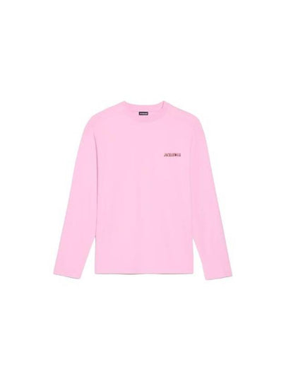 Le Pavane Manches Longues Jam Logo Print Long Sleeve T-Shirt Pink - JACQUEMUS - BALAAN 2