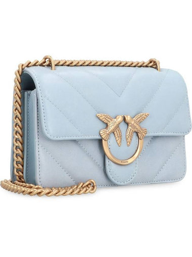 Pinko Love Bag Leather Mini Crossbody Bag - PINKO - BALAAN 1