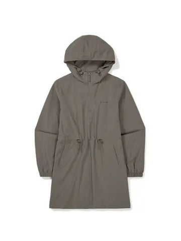 Pro Women s Mid Length Hooded Anorak Dark Khaki S23FWTAN31 - SNOW PEAK - BALAAN 1