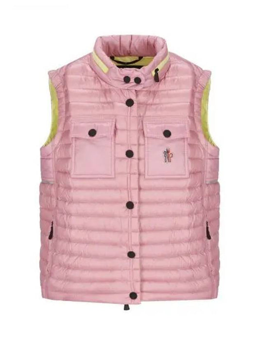 Gumiane Quilted Vest Pink - MONCLER - BALAAN 2