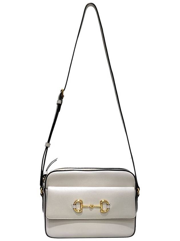 Women s 645454 Horsebit 1955 White Leather Small Shoulder Bag - GUCCI - BALAAN 4