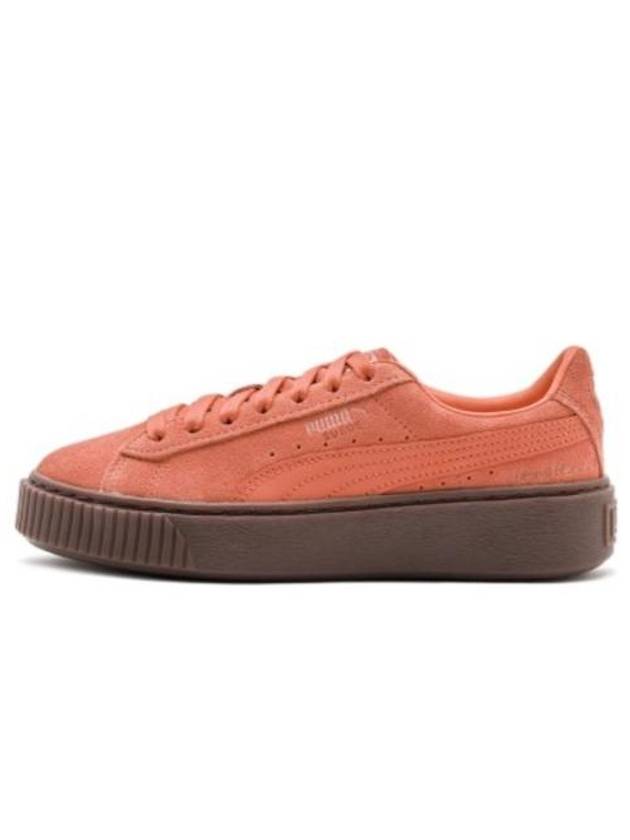 Platform Suede Low-Top Sneakers Bright Melon - PUMA - BALAAN 2