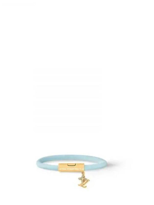 LV Push Bracelet Gold Turquoise - LOUIS VUITTON - BALAAN 2