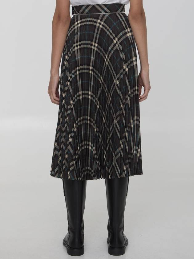 Check pleated skirt - BURBERRY - BALAAN 4