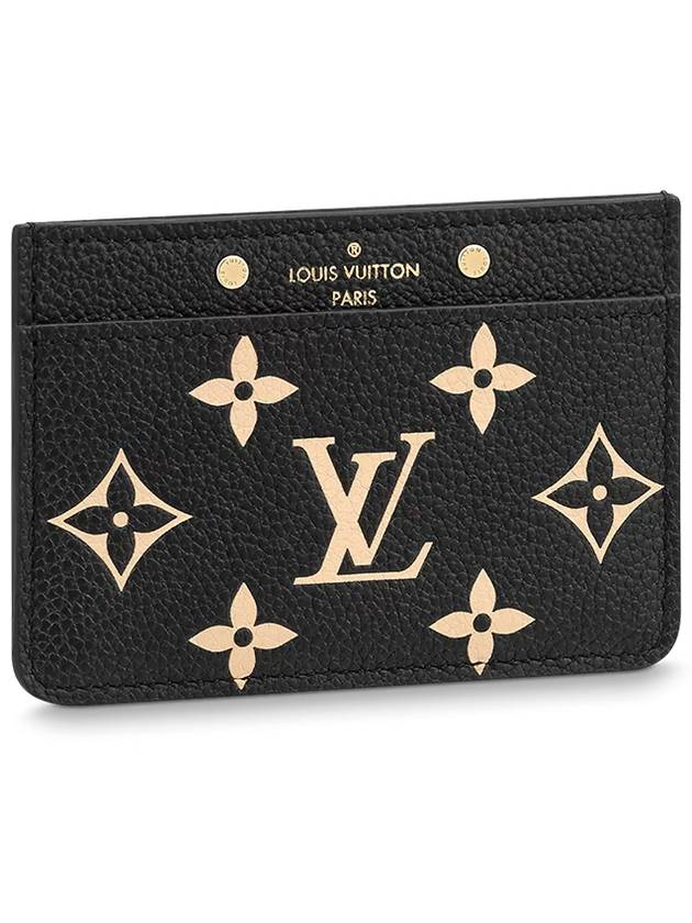 Monogram Empreinte Leather Card Wallet Black - LOUIS VUITTON - BALAAN 2