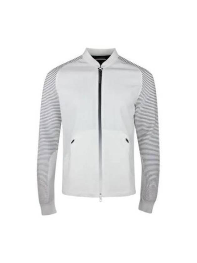 Rolf Hybrid Knit Jacket White - J.LINDEBERG - BALAAN 2