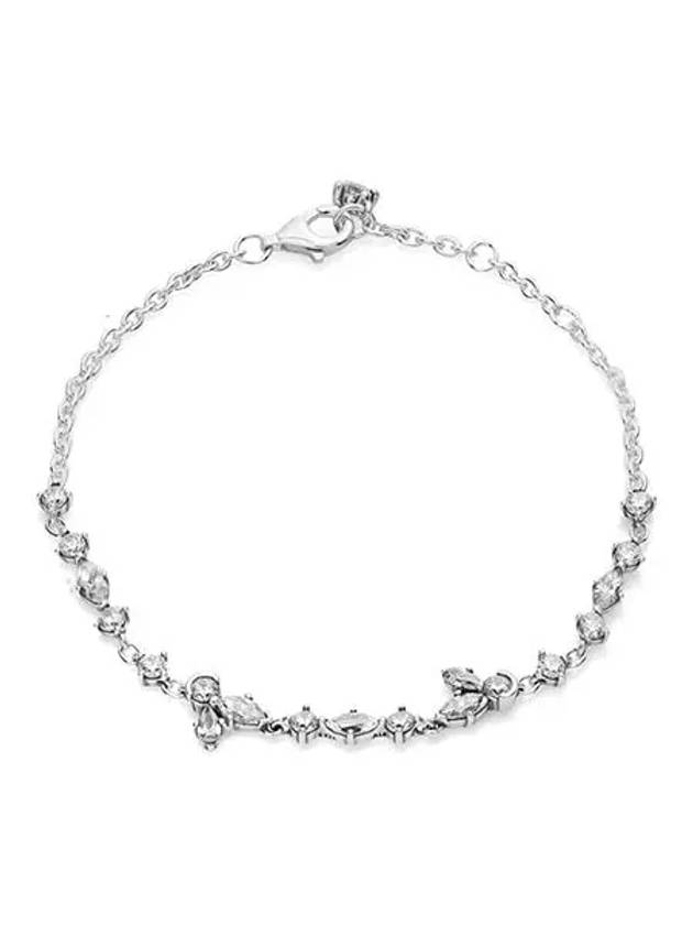 Sparkling Herbarium Chain Bracelet Silver - PANDORA - BALAAN 3