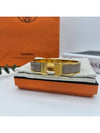 Clic H Bracelet Gold Marron Glace - HERMES - BALAAN 10