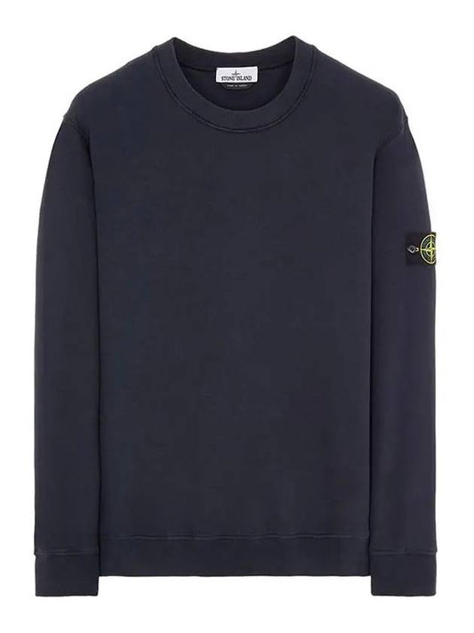 Wappen Patch Crew Neck Sweatshirt Navy - STONE ISLAND - BALAAN 2