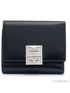 4G Trifold Halfwallet Black - GIVENCHY - BALAAN.