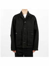 Boxy Denim Jacket Black - LEMAIRE - BALAAN 3