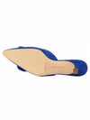 Maysail Suede Mule Blue - MANOLO BLAHNIK - BALAAN.