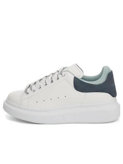 Women's Larry Oversole Blue Grey Tab Low Top Sneakers White - ALEXANDER MCQUEEN - BALAAN 2